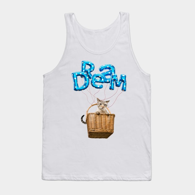 Dream (Blue Background) Tank Top by leBoosh-Designs